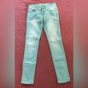 Ardene W27L30 rise 7” Mint Green Women's skinny Jeans